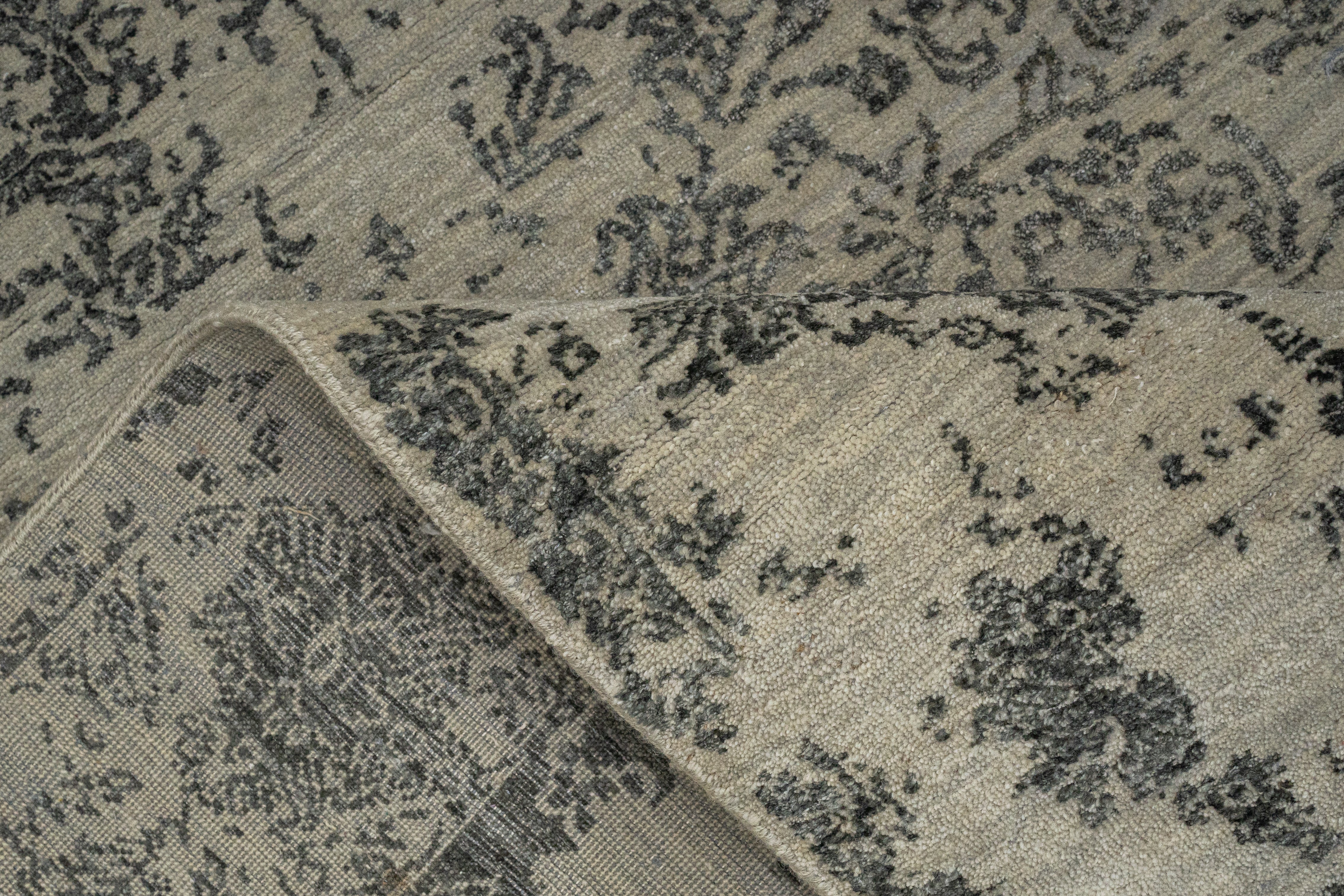 Handknotted Modern Carpet, DIA- 2201 JK ROUND